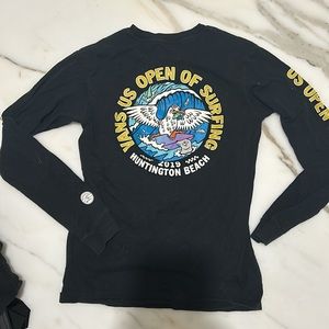 Vans boys U.S. Open, surfing, Huntington Beach, 2019 long sleeve T-shirt Small